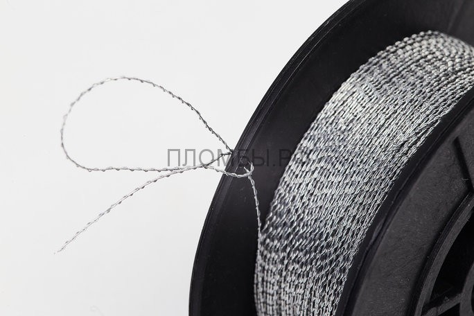 Проволока пломбировочная витая (спираль) металл+металл.